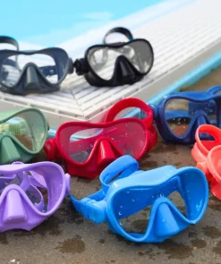 New Watery snorkelsæt til børn - Fisher/Cliff - Blå/mørkeblå