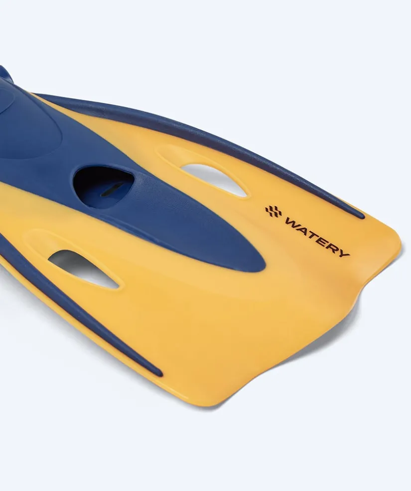 Sale Watery snorkelsæt til børn (4-10) - Launch/Alton - Mørkeblå/orange
