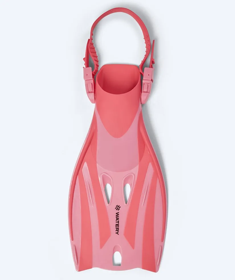 Online Watery snorkelsæt til børn (4-10) - Shack/Wyre - Lilla/pink