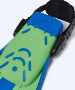 New Watery snorkelsæt til børn (4-10) - Tropical - Blå/grøn