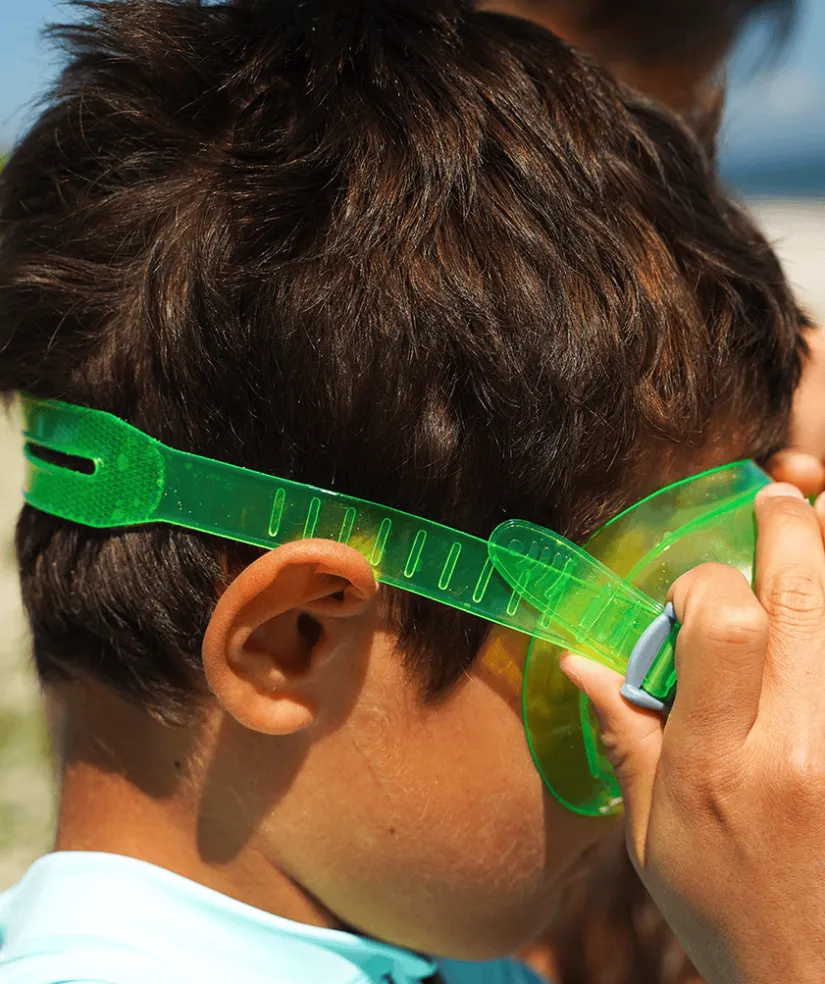 Hot Watery snorkelsæt til junior (8-15) - Jubal/Fleetwood - Grøn/blå