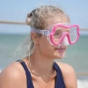 Clearance Watery snorkelsæt til junior (8-15) - Trigger/Masika - Rød/lyserød