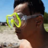 New Watery snorkelsæt til junior (8-15) - Trigger/Masika - Gul/grøn