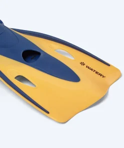 Outlet Watery snorkelsæt til voksne (fra 15 år) - Launch/Alton - Mørkeblå/orange