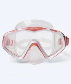 Clearance Watery snorkelsæt til voksne (fra 15 år) - Leach/Rilian - Lyserød/sort