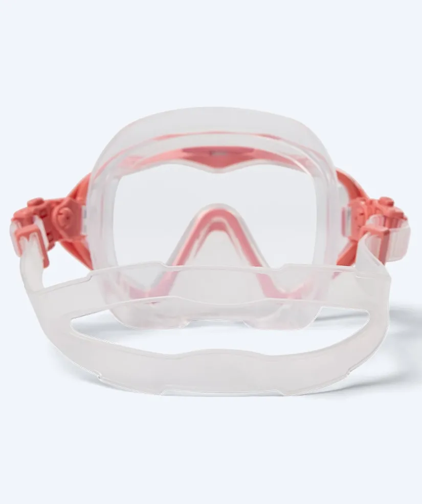Clearance Watery snorkelsæt til voksne (fra 15 år) - Leach/Rilian - Lyserød/sort