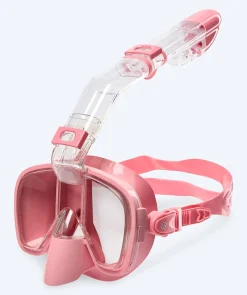 Outlet Watery snorkelsæt til voksne - Fisher/Pearl - Pink