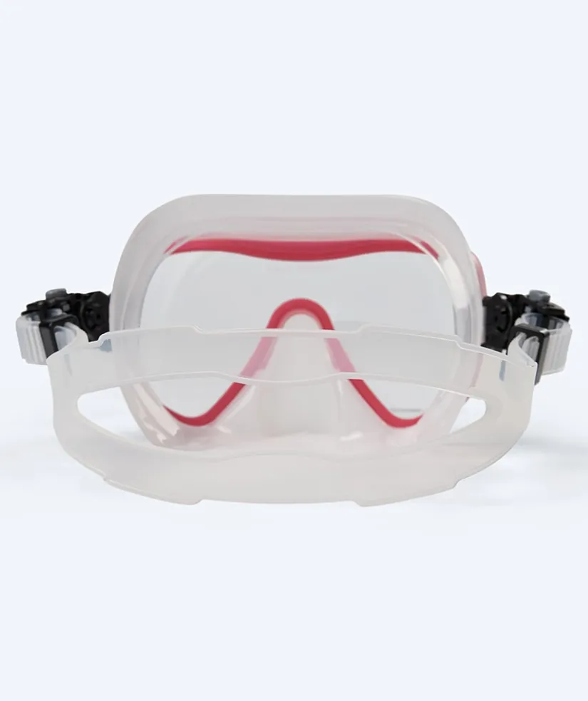 Best Watery snorkelsæt til voksne (fra 15 år) - Coast/Skipper - Rød/sort