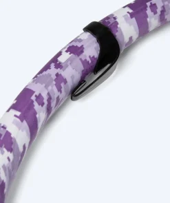 New Watery snorkelsæt til voksne - Isle/Rudder Camo - Lilla/sort