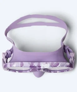 New Watery snorkelsæt til voksne - Isle/Rudder Camo - Lilla/sort