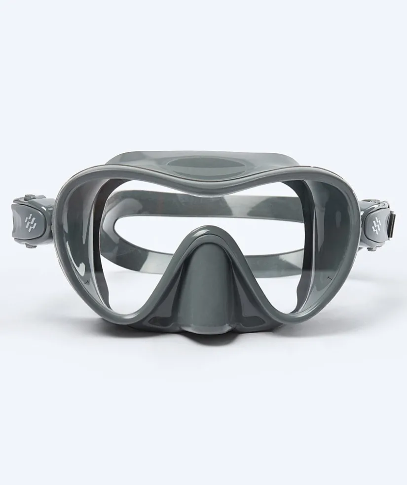 Watery snorkelsæt til voksne - Pike/Cliff - Grå