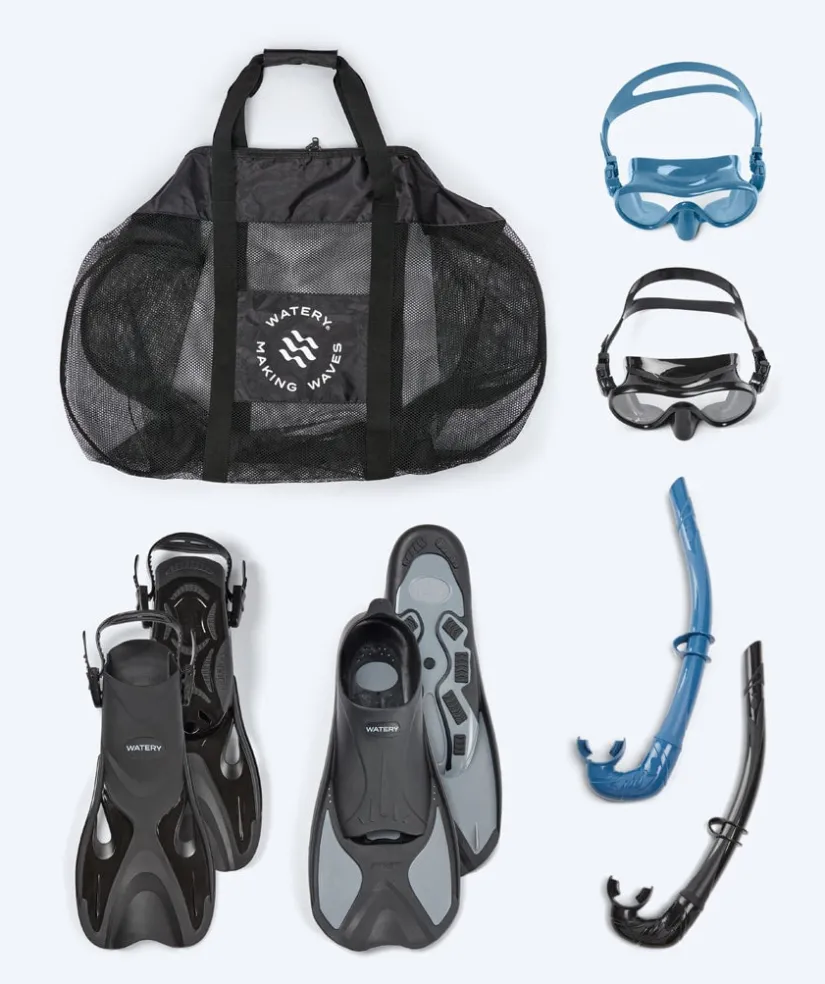 New Watery snorkel taske - Pro - Sort