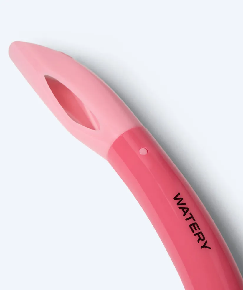 New Watery snorkel til børn (4-10) - Tropical - Pink