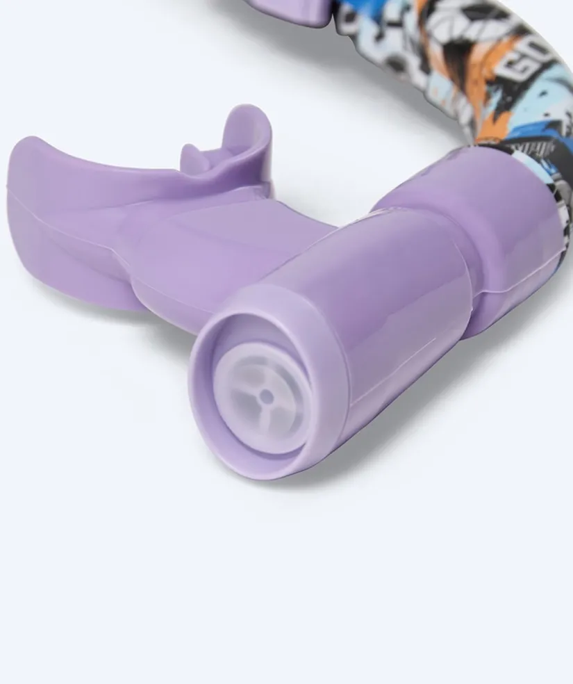 Sale Watery snorkel til junior (8-15) - Riku Camo - Lilla