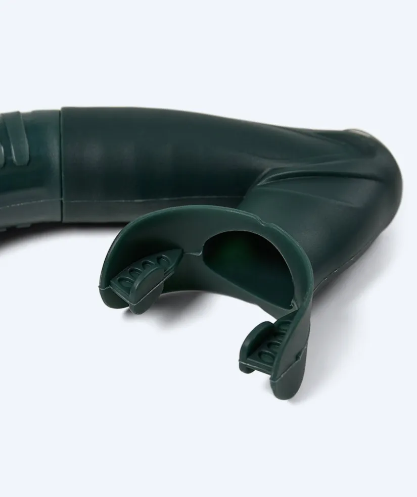 New Watery snorkel til voksne (fra 15 år) - Coast - Mørkegrøn