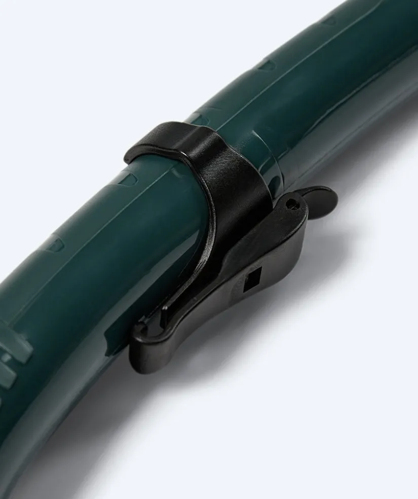 New Watery snorkel til voksne (fra 15 år) - Coast - Mørkegrøn