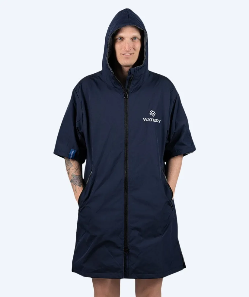 Online Watery surf poncho - Waterproof - Mørkeblå