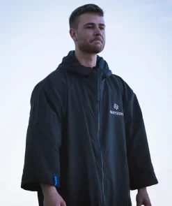 Sale Watery surf poncho - Waterproof - Sort