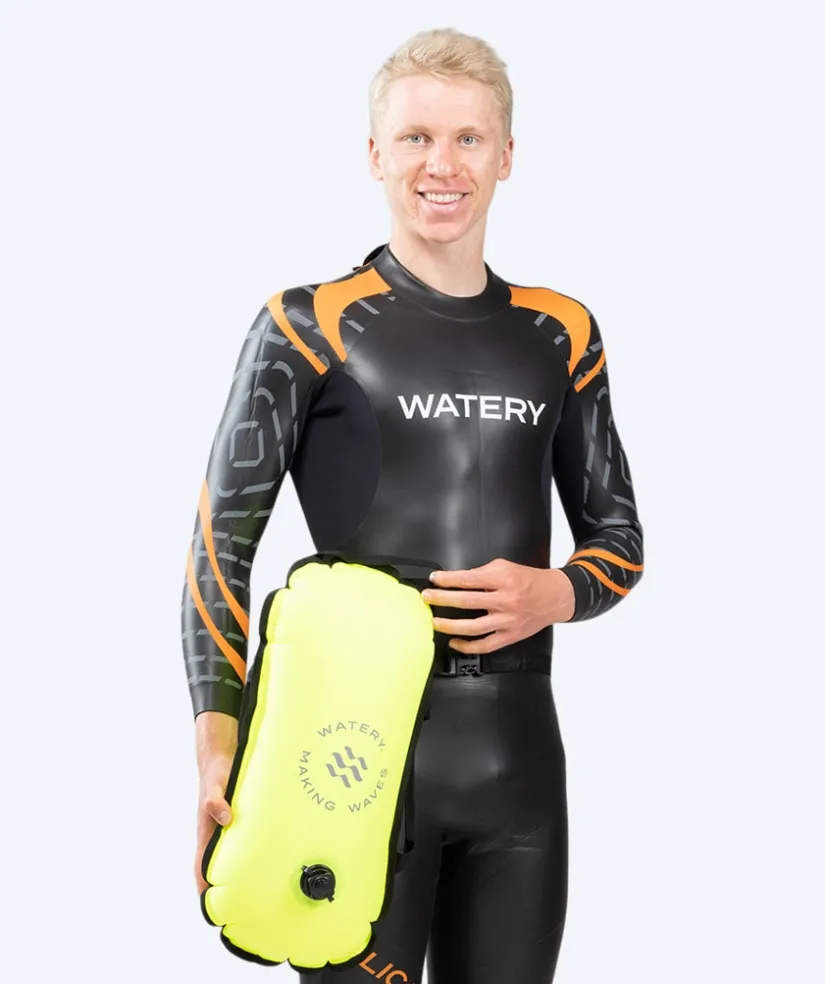 New Watery svømmebøje - Carry Straps 28L - Gul