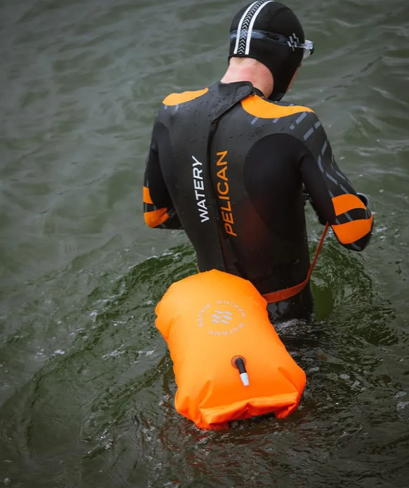 Hot Watery svømmebøje - PVC 28L - Orange