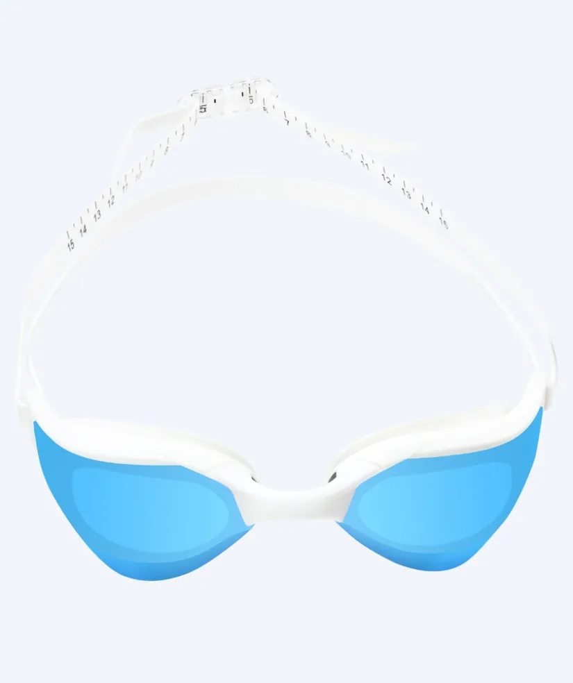 Sale Watery svømmebriller - Instinct Ultra Mirror - Hvid/blå