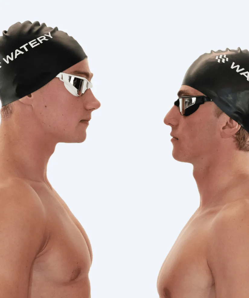 Sale Watery svømmebriller - Instinct Ultra Mirror - Hvid/blå