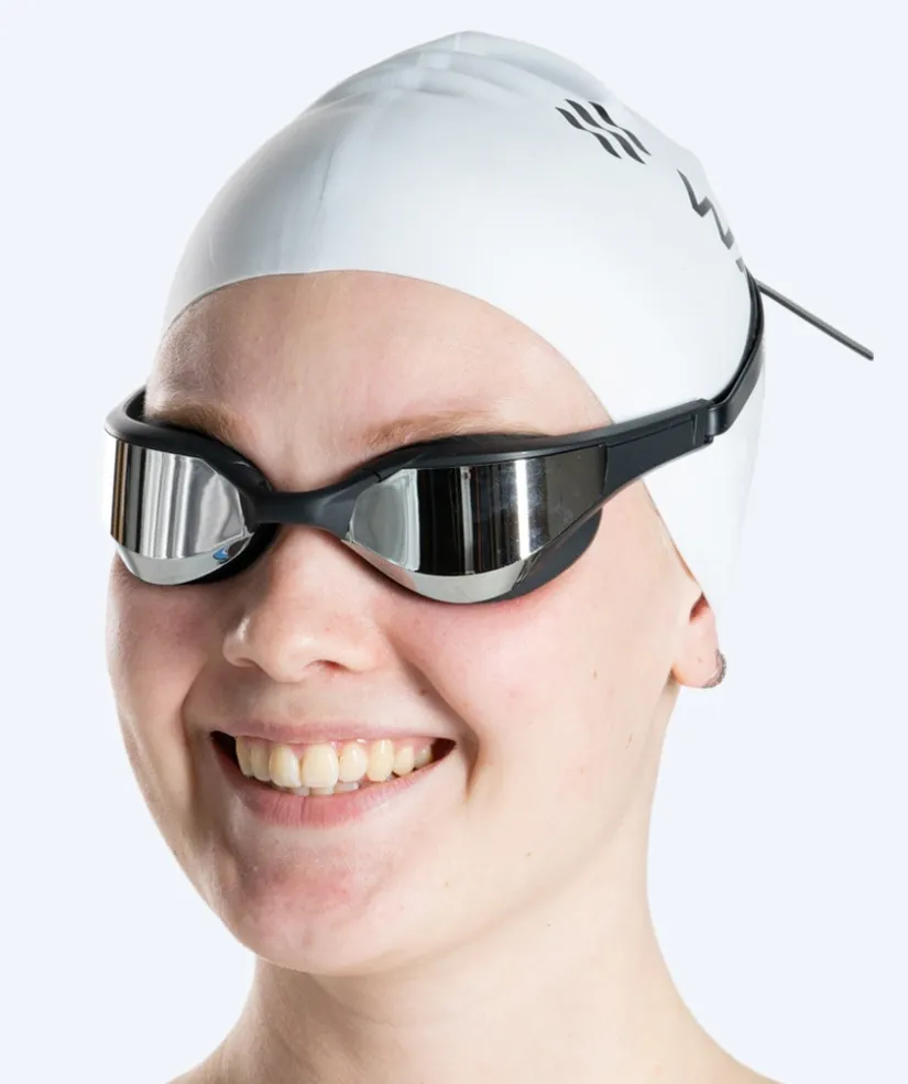 Discount Watery svømmebriller - Instinct Elite Mirror - Sort/sølv