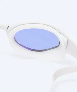 New Watery svømmebriller - Instinct Elite Mirror - Hvid/guld