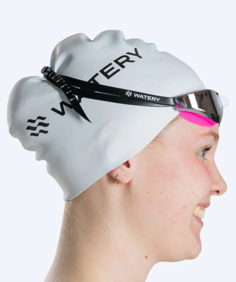 Online Watery svømmebriller - Instinct Mirror - Pink/sølv