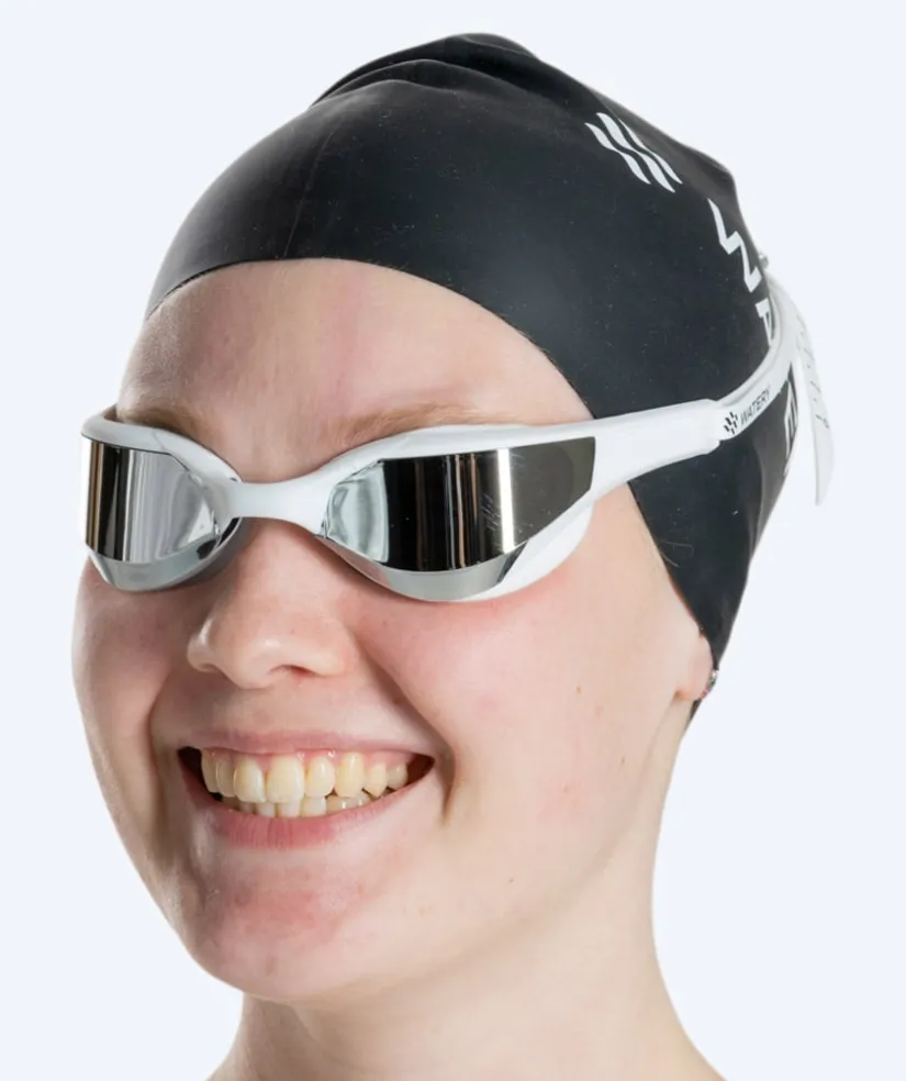 Online Watery svømmebriller - Instinct Elite Mirror - Hvid/sølv