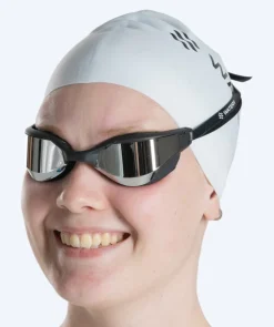 Clearance Watery svømmebriller - Instinct Ultra Mirror - Sort/sølv