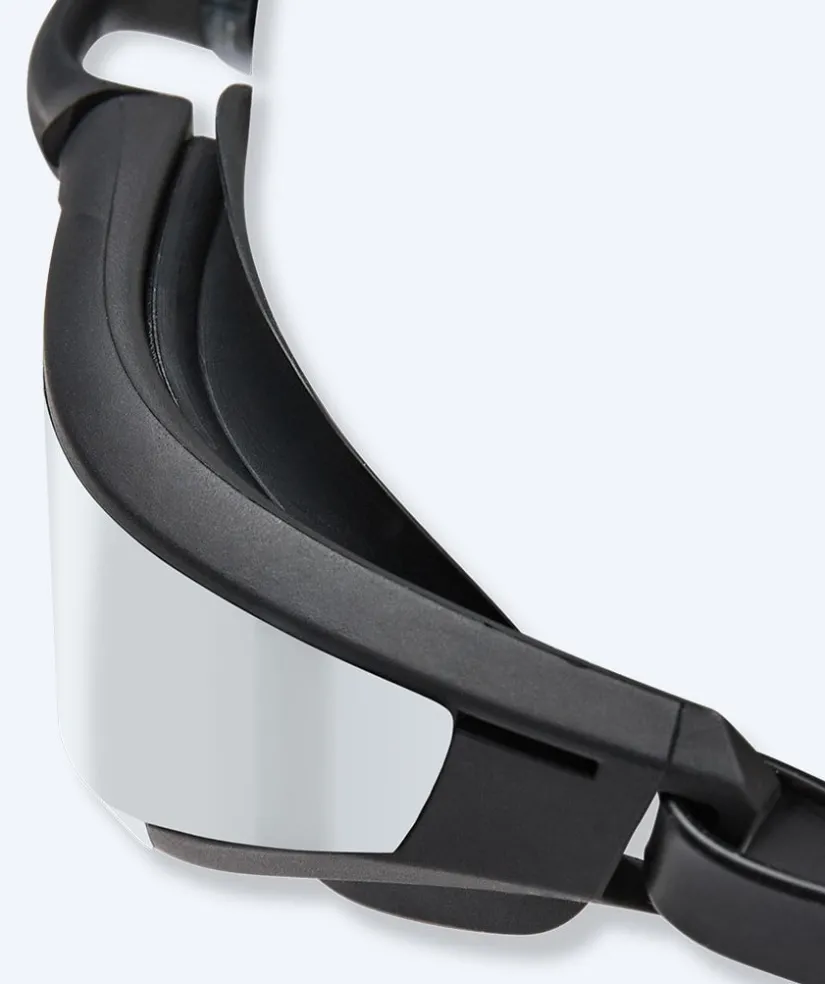 Clearance Watery svømmebriller - Instinct Ultra Mirror - Sort/sølv
