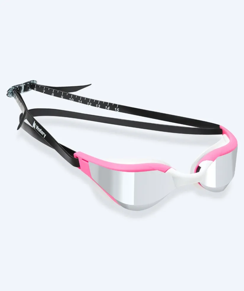 Clearance Watery svømmebriller - Instinct Ultra Mirror - Pink/sølv