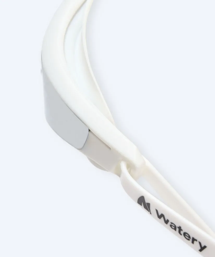 Clearance Watery svømmebriller - Instinct Ultra Mirror - Hvid/sølv