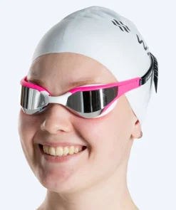Best Watery svømmebriller - Instinct Elite Mirror - Pink/sølv