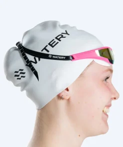 Best Watery svømmebriller - Instinct Elite Mirror - Pink/guld