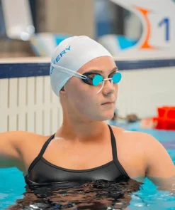 New Watery svømmebriller - Proflex Swedish Mirror - Hvid/guld