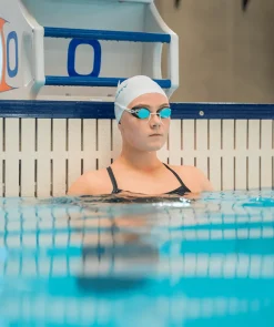 New Watery svømmebriller - Proflex Swedish Mirror - Hvid/guld