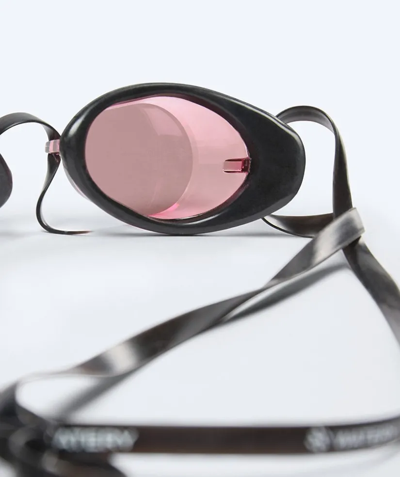 Clearance Watery svømmebriller - Proflex Swedish Mirror - Pink/pink