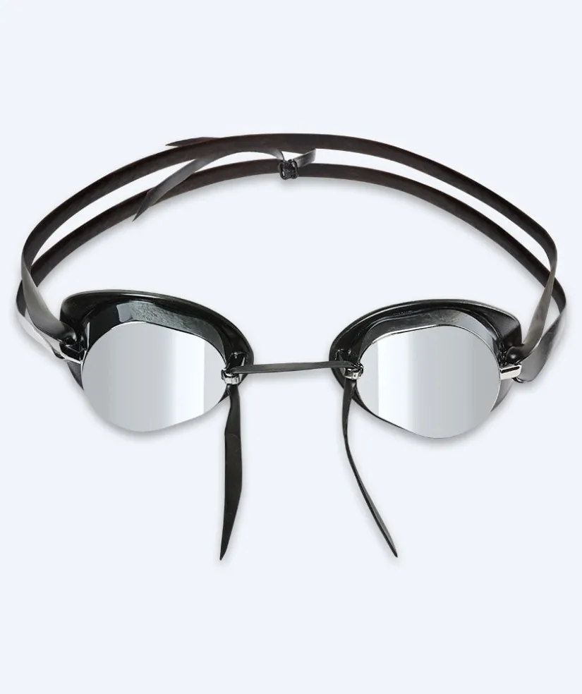 Discount Watery svømmebriller - Proflex Swedish Mirror - Sort/sølv