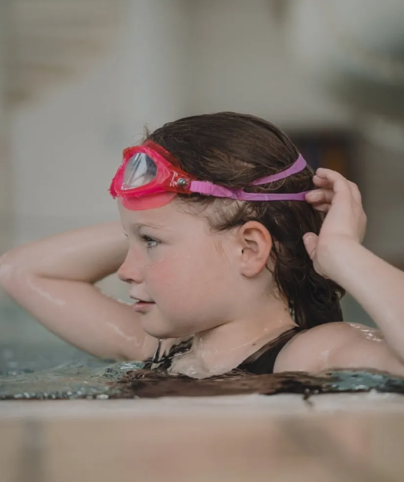 Sale Watery svømmebriller til børn - Mantis 2.0 - Atlantic Pink/klar