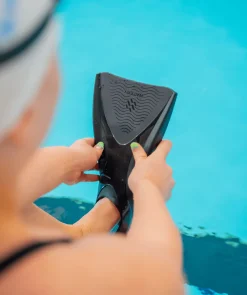 Best Watery svømmefødder - Cardinal Powerfin Pro - Sort