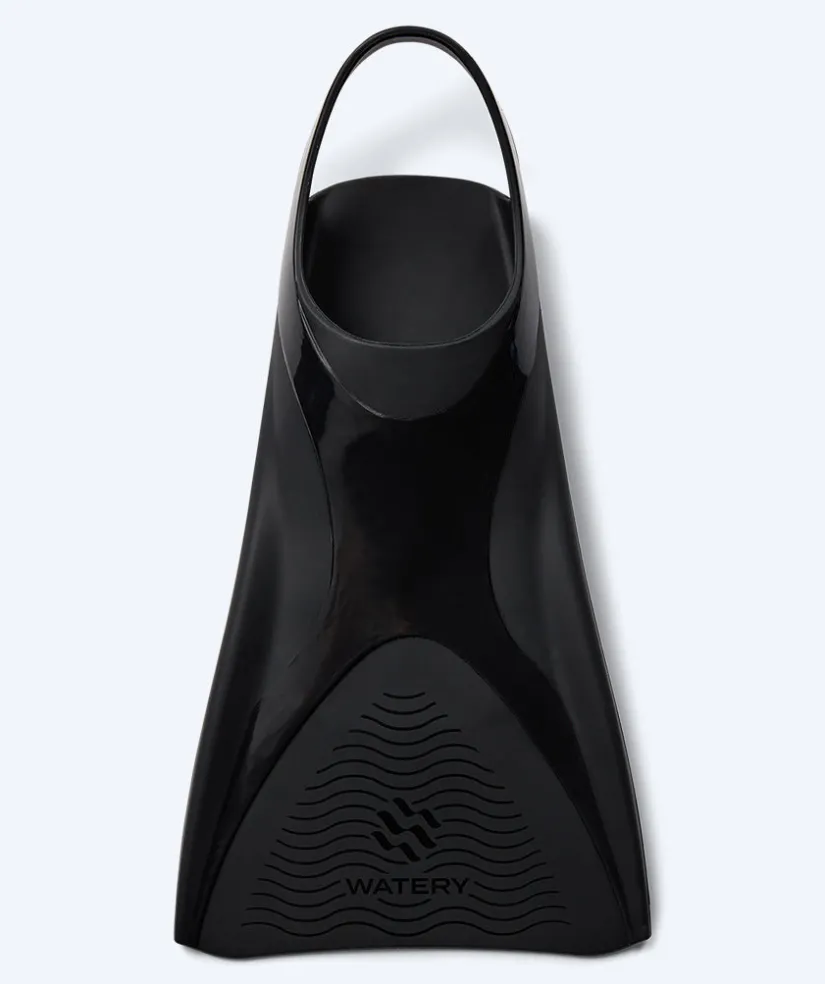 Best Watery svømmefødder - Cardinal Powerfin Pro - Sort