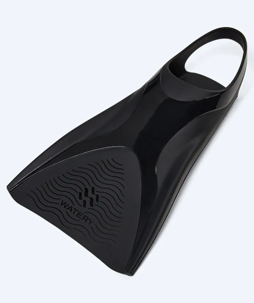 Best Watery svømmefødder - Cardinal Powerfin Pro - Sort