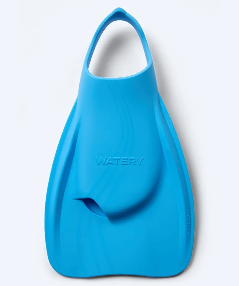 Best Watery svømmefødder - Cleat Elite Tech - Lyseblå