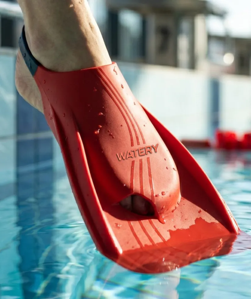 Hot Watery svømmefødder - Cleat Elite Tech - Orange