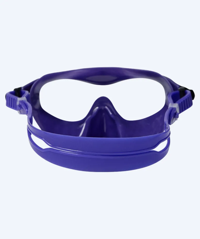 Watery svømmemaske til børn - Ocean - Lilla/klar