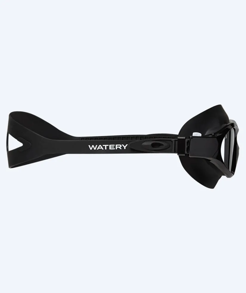 New Watery svømmemaske til junior - Cruise - Sort/klar