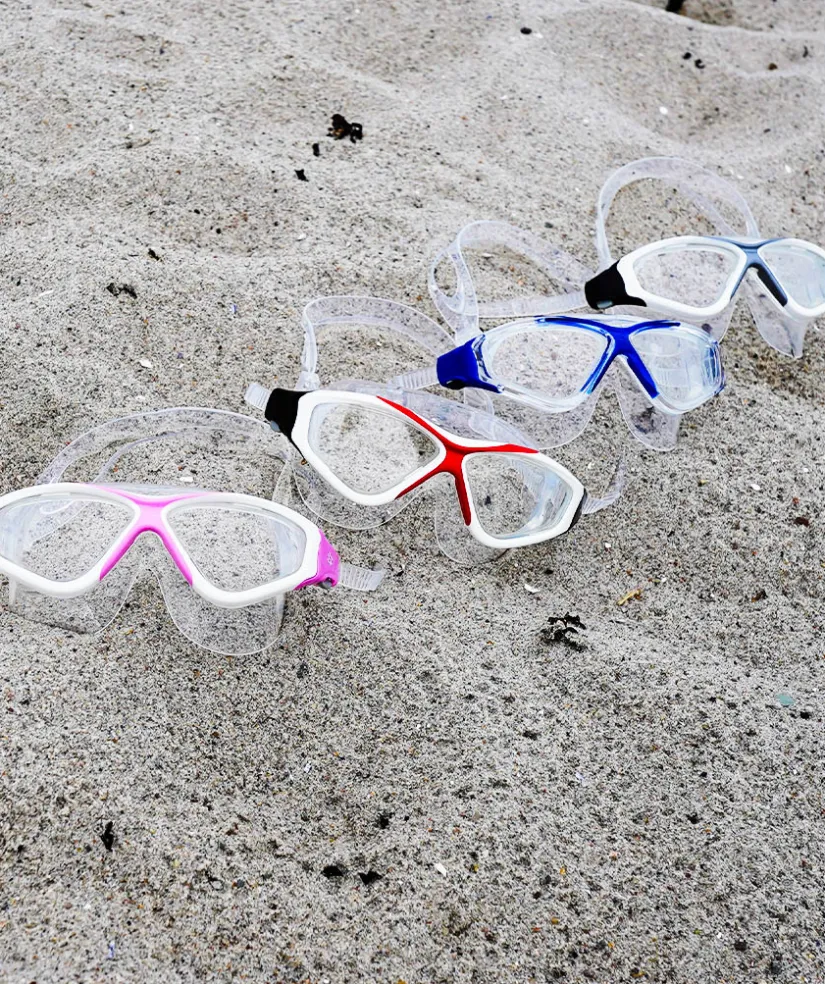 Hot Watery svømmemaske til voksne - Mantis - Pink/klar
