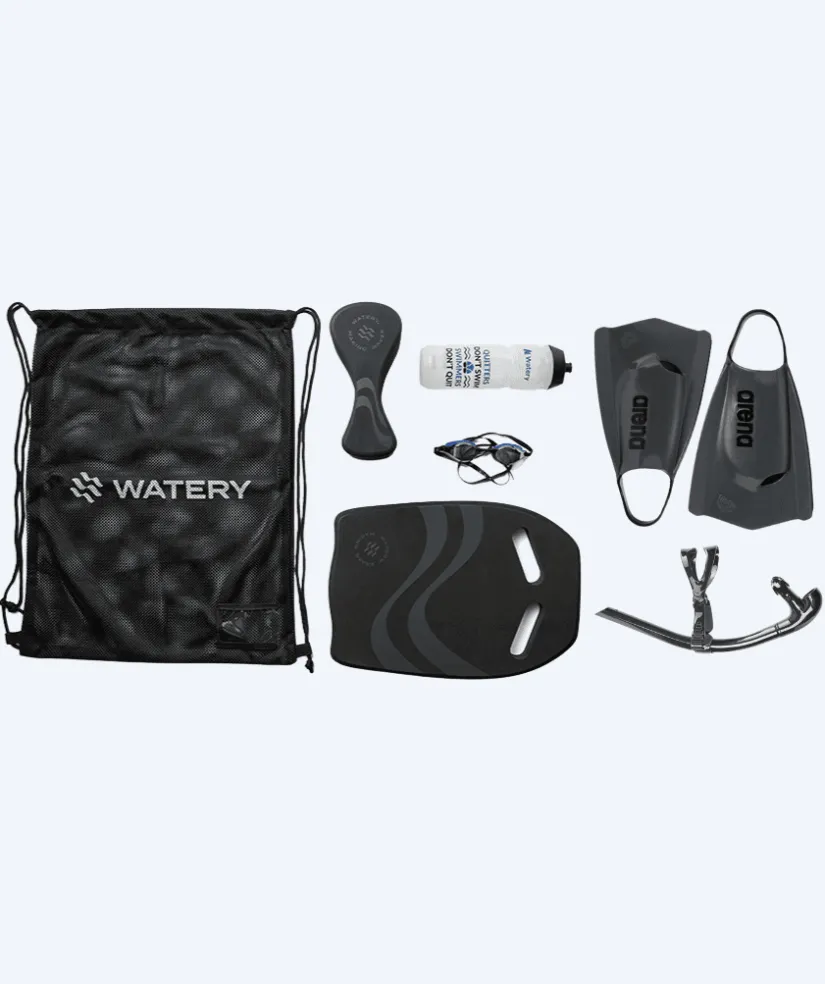 Best Watery svømmenet - Simple Mesh - Sort